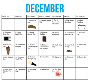 The Kirkwood Call | Fun national holiday calendar: December