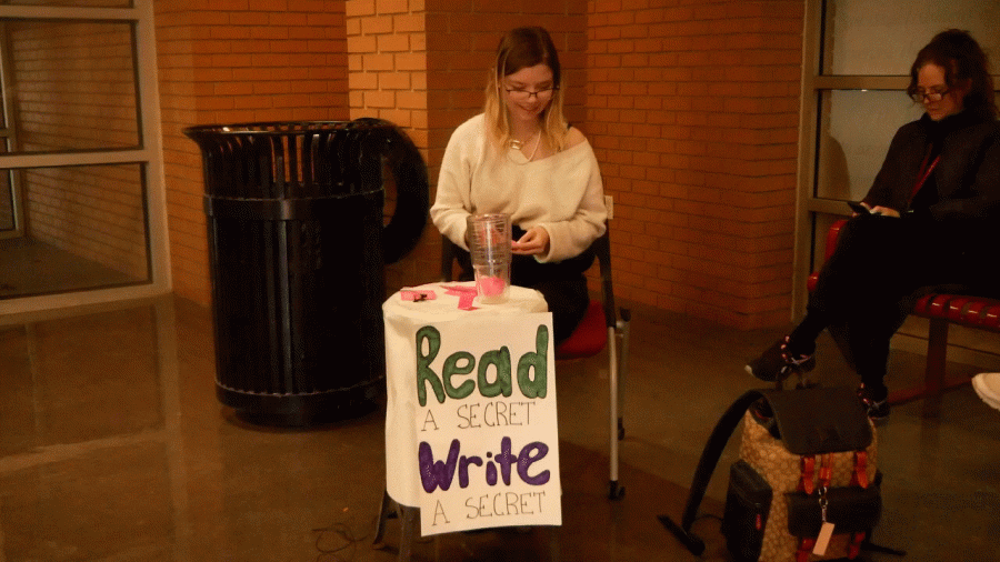 KHS students read a secret write a secret