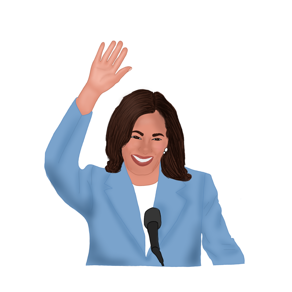 Kamala Harris is the Democratic political candidate for the 2024 election.