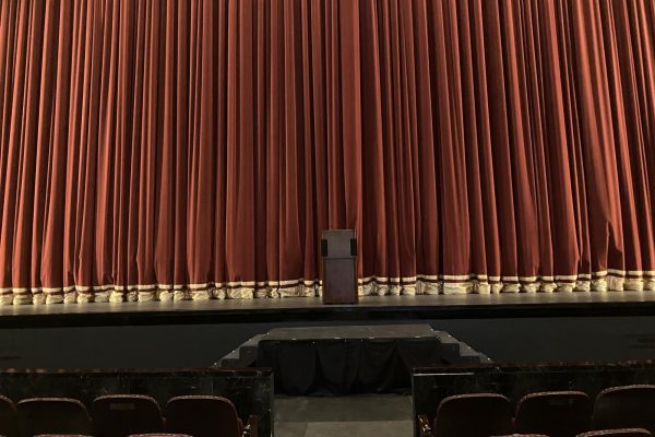 The stage at the Stifel Theatre during the MO Thesbian Conference.